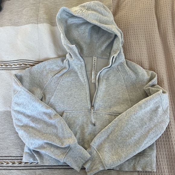 Lululemon Athletica Gray scuba hoodie - Picture 1 of 3